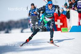 03.02.2023, Toblach, Italy (ITA): Michael Hellweger (ITA) - FIS world cup cross-country, individual sprint, Toblach (ITA). www.nordicfocus.com. © Modica/NordicFocus. Every downloaded picture is fee-liable.
