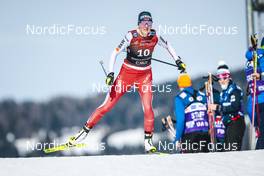 03.02.2023, Toblach, Italy (ITA): Lea Fischer (SUI) - FIS world cup cross-country, individual sprint, Toblach (ITA). www.nordicfocus.com. © Modica/NordicFocus. Every downloaded picture is fee-liable.