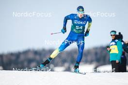 03.02.2023, Toblach, Italy (ITA): Vladislav Kovalyov (KAZ) - FIS world cup cross-country, individual sprint, Toblach (ITA). www.nordicfocus.com. © Modica/NordicFocus. Every downloaded picture is fee-liable.