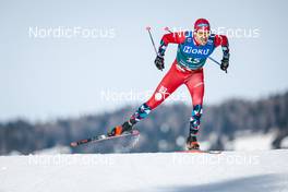 03.02.2023, Toblach, Italy (ITA): Paal Golberg (NOR) - FIS world cup cross-country, individual sprint, Toblach (ITA). www.nordicfocus.com. © Modica/NordicFocus. Every downloaded picture is fee-liable.