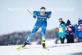 03.02.2023, Toblach, Italy (ITA): Denis Volotka (KAZ) - FIS world cup cross-country, individual sprint, Toblach (ITA). www.nordicfocus.com. © Modica/NordicFocus. Every downloaded picture is fee-liable.