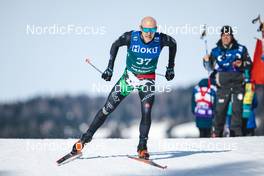 03.02.2023, Toblach, Italy (ITA): Mikael Abram (ITA) - FIS world cup cross-country, individual sprint, Toblach (ITA). www.nordicfocus.com. © Modica/NordicFocus. Every downloaded picture is fee-liable.