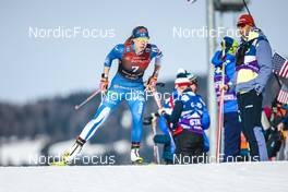 03.02.2023, Toblach, Italy (ITA): Jasmi Joensuu (FIN) - FIS world cup cross-country, individual sprint, Toblach (ITA). www.nordicfocus.com. © Modica/NordicFocus. Every downloaded picture is fee-liable.