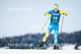 03.02.2023, Toblach, Italy (ITA): Dmytro Drahun (UKR) - FIS world cup cross-country, individual sprint, Toblach (ITA). www.nordicfocus.com. © Modica/NordicFocus. Every downloaded picture is fee-liable.
