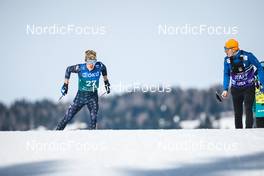 03.02.2023, Toblach, Italy (ITA): Ben Ogden (USA) - FIS world cup cross-country, individual sprint, Toblach (ITA). www.nordicfocus.com. © Modica/NordicFocus. Every downloaded picture is fee-liable.