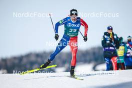 03.02.2023, Toblach, Italy (ITA): Arnaud Chautemps (FRA) - FIS world cup cross-country, individual sprint, Toblach (ITA). www.nordicfocus.com. © Modica/NordicFocus. Every downloaded picture is fee-liable.