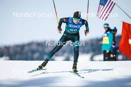03.02.2023, Toblach, Italy (ITA): Ivan Lyuft (KAZ) - FIS world cup cross-country, individual sprint, Toblach (ITA). www.nordicfocus.com. © Modica/NordicFocus. Every downloaded picture is fee-liable.