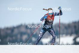 03.02.2023, Toblach, Italy (ITA): Rosie Brennan (USA) - FIS world cup cross-country, individual sprint, Toblach (ITA). www.nordicfocus.com. © Modica/NordicFocus. Every downloaded picture is fee-liable.