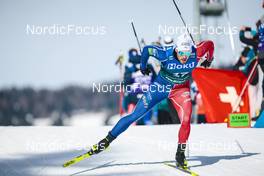 03.02.2023, Toblach, Italy (ITA): Lucas Chanavat (FRA) - FIS world cup cross-country, individual sprint, Toblach (ITA). www.nordicfocus.com. © Modica/NordicFocus. Every downloaded picture is fee-liable.