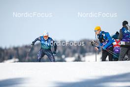 03.02.2023, Toblach, Italy (ITA): Logan Diekmann (USA) - FIS world cup cross-country, individual sprint, Toblach (ITA). www.nordicfocus.com. © Modica/NordicFocus. Every downloaded picture is fee-liable.