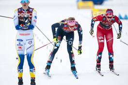 03.02.2023, Toblach, Italy (ITA): Laura Gimmler (GER), Mathilde Myhrvold (NOR), (l-r)  - FIS world cup cross-country, individual sprint, Toblach (ITA). www.nordicfocus.com. © Modica/NordicFocus. Every downloaded picture is fee-liable.