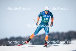 03.02.2023, Toblach, Italy (ITA): Andrew Young (GBR) - FIS world cup cross-country, individual sprint, Toblach (ITA). www.nordicfocus.com. © Modica/NordicFocus. Every downloaded picture is fee-liable.