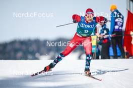 03.02.2023, Toblach, Italy (ITA): Haavard Solaas Taugboel (NOR) - FIS world cup cross-country, individual sprint, Toblach (ITA). www.nordicfocus.com. © Modica/NordicFocus. Every downloaded picture is fee-liable.
