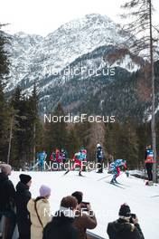 03.02.2023, Toblach, Italy (ITA): Verneri Suhonen (FIN), Kamil Bury (POL), Jules Chappaz (FRA), (l-r)  - FIS world cup cross-country, individual sprint, Toblach (ITA). www.nordicfocus.com. © Modica/NordicFocus. Every downloaded picture is fee-liable.