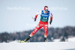 03.02.2023, Toblach, Italy (ITA): Maciej Starega (POL) - FIS world cup cross-country, individual sprint, Toblach (ITA). www.nordicfocus.com. © Modica/NordicFocus. Every downloaded picture is fee-liable.