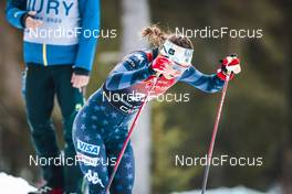 03.02.2023, Toblach, Italy (ITA): Julia Kern (USA) - FIS world cup cross-country, individual sprint, Toblach (ITA). www.nordicfocus.com. © Modica/NordicFocus. Every downloaded picture is fee-liable.