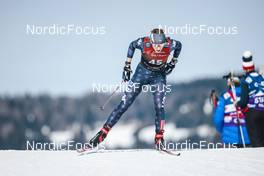 03.02.2023, Toblach, Italy (ITA): Sarah Goble (USA) - FIS world cup cross-country, individual sprint, Toblach (ITA). www.nordicfocus.com. © Modica/NordicFocus. Every downloaded picture is fee-liable.