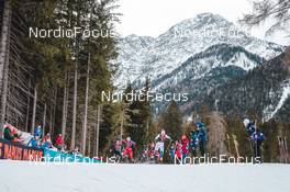 03.02.2023, Toblach, Italy (ITA): Laura Gimmler (GER), Lotta Udnes Weng (NOR), Maja Dahlqvist (SWE), (l-r)  - FIS world cup cross-country, individual sprint, Toblach (ITA). www.nordicfocus.com. © Modica/NordicFocus. Every downloaded picture is fee-liable.