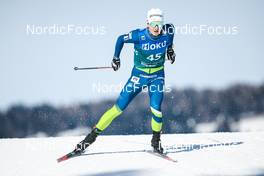 03.02.2023, Toblach, Italy (ITA): Vili Crv (SLO) - FIS world cup cross-country, individual sprint, Toblach (ITA). www.nordicfocus.com. © Modica/NordicFocus. Every downloaded picture is fee-liable.