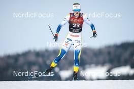 03.02.2023, Toblach, Italy (ITA): Maja Dahlqvist (SWE) - FIS world cup cross-country, individual sprint, Toblach (ITA). www.nordicfocus.com. © Modica/NordicFocus. Every downloaded picture is fee-liable.