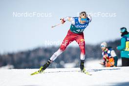 03.02.2023, Toblach, Italy (ITA): Philipp Leodolter (AUT) - FIS world cup cross-country, individual sprint, Toblach (ITA). www.nordicfocus.com. © Modica/NordicFocus. Every downloaded picture is fee-liable.