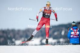 03.02.2023, Toblach, Italy (ITA): Barbara Walchhofer (AUT) - FIS world cup cross-country, individual sprint, Toblach (ITA). www.nordicfocus.com. © Modica/NordicFocus. Every downloaded picture is fee-liable.