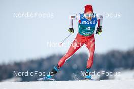 03.02.2023, Toblach, Italy (ITA): Erwan Kaeser (SUI) - FIS world cup cross-country, individual sprint, Toblach (ITA). www.nordicfocus.com. © Modica/NordicFocus. Every downloaded picture is fee-liable.