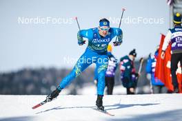 03.02.2023, Toblach, Italy (ITA): Konstantin Bortsov (KAZ) - FIS world cup cross-country, individual sprint, Toblach (ITA). www.nordicfocus.com. © Modica/NordicFocus. Every downloaded picture is fee-liable.