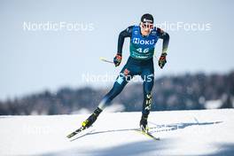 03.02.2023, Toblach, Italy (ITA): Friedrich Moch (GER) - FIS world cup cross-country, individual sprint, Toblach (ITA). www.nordicfocus.com. © Modica/NordicFocus. Every downloaded picture is fee-liable.