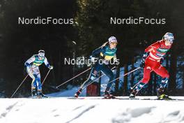 05.02.2023, Toblach, Italy (ITA): Moa Ilar (SWE), Pia Fink (GER), (l-r)  - FIS world cup cross-country, relay, Toblach (ITA). www.nordicfocus.com. © Modica/NordicFocus. Every downloaded picture is fee-liable.