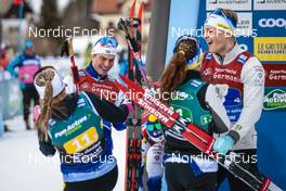 05.02.2023, Toblach, Italy (ITA): Eric Rosjoe (SWE), Edvin Anger (SWE), (l-r)  - FIS world cup cross-country, relay, Toblach (ITA). www.nordicfocus.com. © Modica/NordicFocus. Every downloaded picture is fee-liable.
