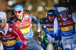 05.02.2023, Toblach, Italy (ITA): Jonas Dobler (GER) - FIS world cup cross-country, relay, Toblach (ITA). www.nordicfocus.com. © Modica/NordicFocus. Every downloaded picture is fee-liable.