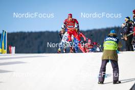 05.02.2023, Toblach, Italy (ITA): Harald Oestberg Amundsen (NOR) - FIS world cup cross-country, relay, Toblach (ITA). www.nordicfocus.com. © Modica/NordicFocus. Every downloaded picture is fee-liable.