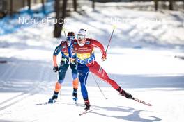 05.02.2023, Toblach, Italy (ITA): Renaud Jay (FRA) - FIS world cup cross-country, relay, Toblach (ITA). www.nordicfocus.com. © Modica/NordicFocus. Every downloaded picture is fee-liable.