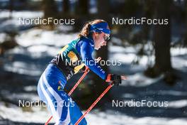 05.02.2023, Toblach, Italy (ITA): Emmi Lamsa (FIN) - FIS world cup cross-country, relay, Toblach (ITA). www.nordicfocus.com. © Modica/NordicFocus. Every downloaded picture is fee-liable.