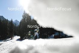 05.02.2023, Toblach, Italy (ITA): Pia Fink (GER), Moa Ilar (SWE), (l-r)  - FIS world cup cross-country, relay, Toblach (ITA). www.nordicfocus.com. © Modica/NordicFocus. Every downloaded picture is fee-liable.