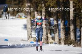 05.02.2023, Toblach, Italy (ITA): Hailey Swirbul (USA) - FIS world cup cross-country, relay, Toblach (ITA). www.nordicfocus.com. © Modica/NordicFocus. Every downloaded picture is fee-liable.