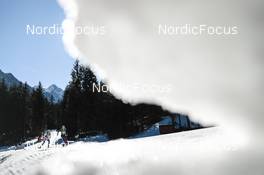 05.02.2023, Toblach, Italy (ITA): Johanna Hagstroem (SWE), Jessie Diggins (USA), (l-r)  - FIS world cup cross-country, relay, Toblach (ITA). www.nordicfocus.com. © Modica/NordicFocus. Every downloaded picture is fee-liable.