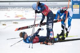 11.03.2023, Oslo, Norway (NOR): Hunter Wonders (USA), David Norris (USA), (l-r)  - FIS world cup cross-country, mass men, Oslo (NOR). www.nordicfocus.com. © Modica/NordicFocus. Every downloaded picture is fee-liable.