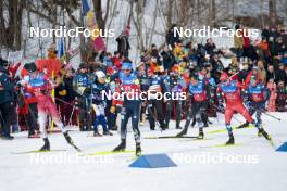 11.03.2023, Oslo, Norway (NOR): Ireneu Esteve Altimiras (AND), Martin Kirkeberg Moerk (NOR), (l-r)  - FIS world cup cross-country, mass men, Oslo (NOR). www.nordicfocus.com. © Modica/NordicFocus. Every downloaded picture is fee-liable.