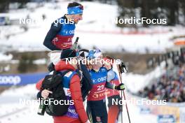11.03.2023, Oslo, Norway (NOR): Jonas Dobler (GER), Florian Notz (GER), (l-r)  - FIS world cup cross-country, mass men, Oslo (NOR). www.nordicfocus.com. © Modica/NordicFocus. Every downloaded picture is fee-liable.