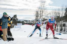 11.03.2023, Oslo, Norway (NOR): Imanol Rojo (ESP), Mika Vermeulen (AUT), (l-r)  - FIS world cup cross-country, mass men, Oslo (NOR). www.nordicfocus.com. © Modica/NordicFocus. Every downloaded picture is fee-liable.