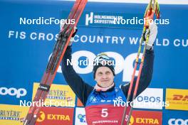 11.03.2023, Oslo, Norway (NOR): Simen Hegstad Krueger (NOR) - FIS world cup cross-country, mass men, Oslo (NOR). www.nordicfocus.com. © Modica/NordicFocus. Every downloaded picture is fee-liable.