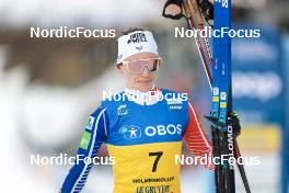 12.03.2023, Oslo, Norway (NOR): Delphine Claudel (FRA) - FIS world cup cross-country, mass women, Oslo (NOR). www.nordicfocus.com. © Modica/NordicFocus. Every downloaded picture is fee-liable.