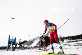 12.03.2023, Oslo, Norway (NOR): Jessie Diggins (USA), Astrid Oeyre Slind (NOR), Ragnhild Gloeersen Haga (NOR), (l-r)  - FIS world cup cross-country, mass women, Oslo (NOR). www.nordicfocus.com. © Modica/NordicFocus. Every downloaded picture is fee-liable.