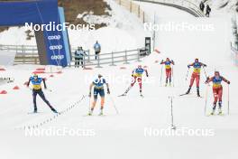 12.03.2023, Oslo, Norway (NOR): Teresa Stadlober (AUT), Nora Sanness (NOR), (l-r)  - FIS world cup cross-country, mass women, Oslo (NOR). www.nordicfocus.com. © Modica/NordicFocus. Every downloaded picture is fee-liable.
