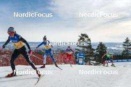 12.03.2023, Oslo, Norway (NOR): Eveliina Piippo (FIN), Ragnhild Gloeersen Haga (NOR), (l-r)  - FIS world cup cross-country, mass women, Oslo (NOR). www.nordicfocus.com. © Modica/NordicFocus. Every downloaded picture is fee-liable.
