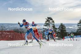 12.03.2023, Oslo, Norway (NOR): Kerttu Niskanen (FIN), Teresa Stadlober (AUT), (l-r)  - FIS world cup cross-country, mass women, Oslo (NOR). www.nordicfocus.com. © Modica/NordicFocus. Every downloaded picture is fee-liable.