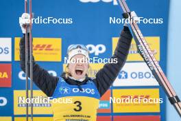 12.03.2023, Oslo, Norway (NOR): Jessie Diggins (USA) - FIS world cup cross-country, mass women, Oslo (NOR). www.nordicfocus.com. © Modica/NordicFocus. Every downloaded picture is fee-liable.