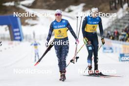 12.03.2023, Oslo, Norway (NOR): Rosie Brennan (USA), Victoria Carl (GER), (l-r)  - FIS world cup cross-country, mass women, Oslo (NOR). www.nordicfocus.com. © Modica/NordicFocus. Every downloaded picture is fee-liable.